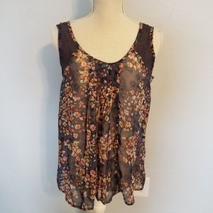 Sheer Floral Tank!